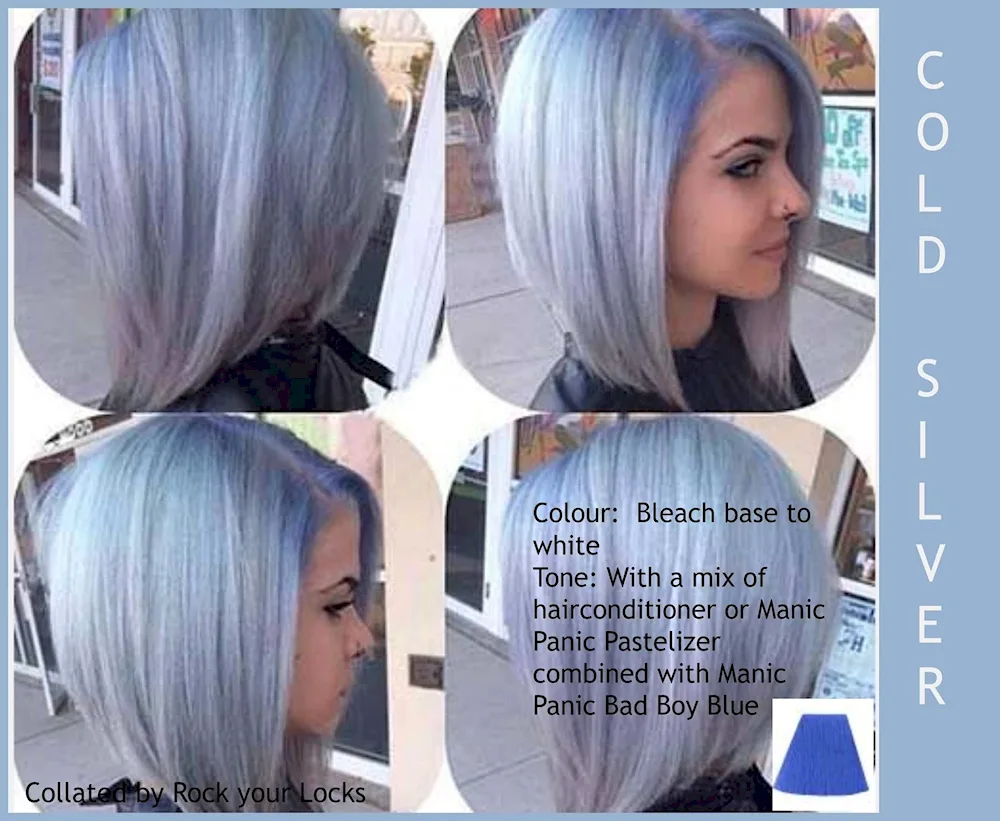 Creative colouring on dark hair