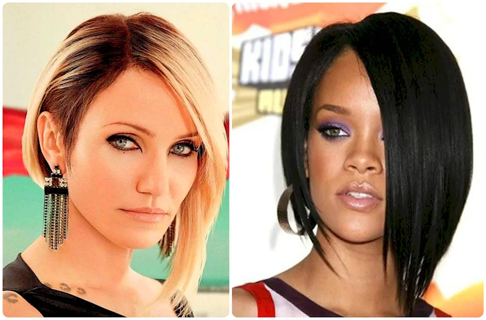 Long Bob Bare with longer strands