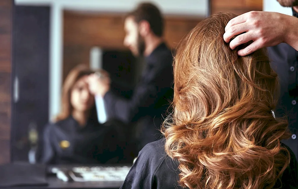 Beautiful curls for long hair