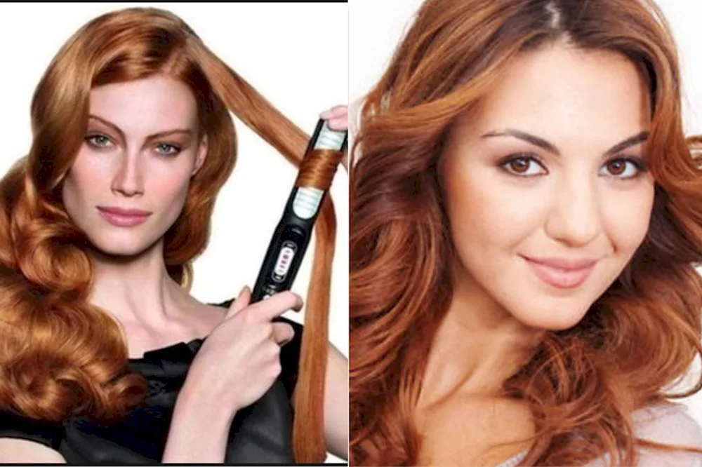 Curl curling iron.