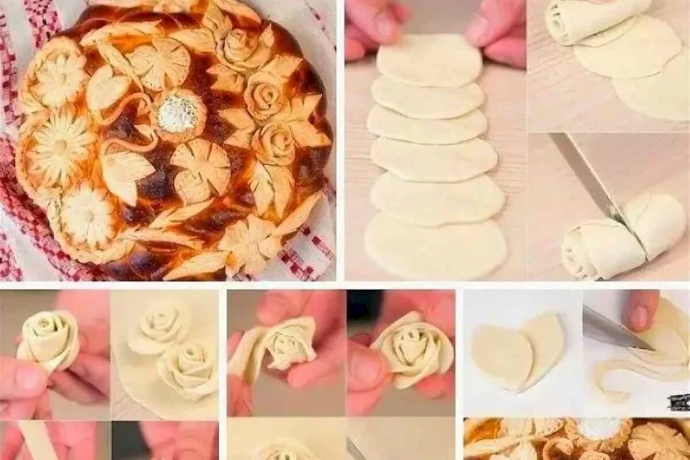 Decorating yeast pies