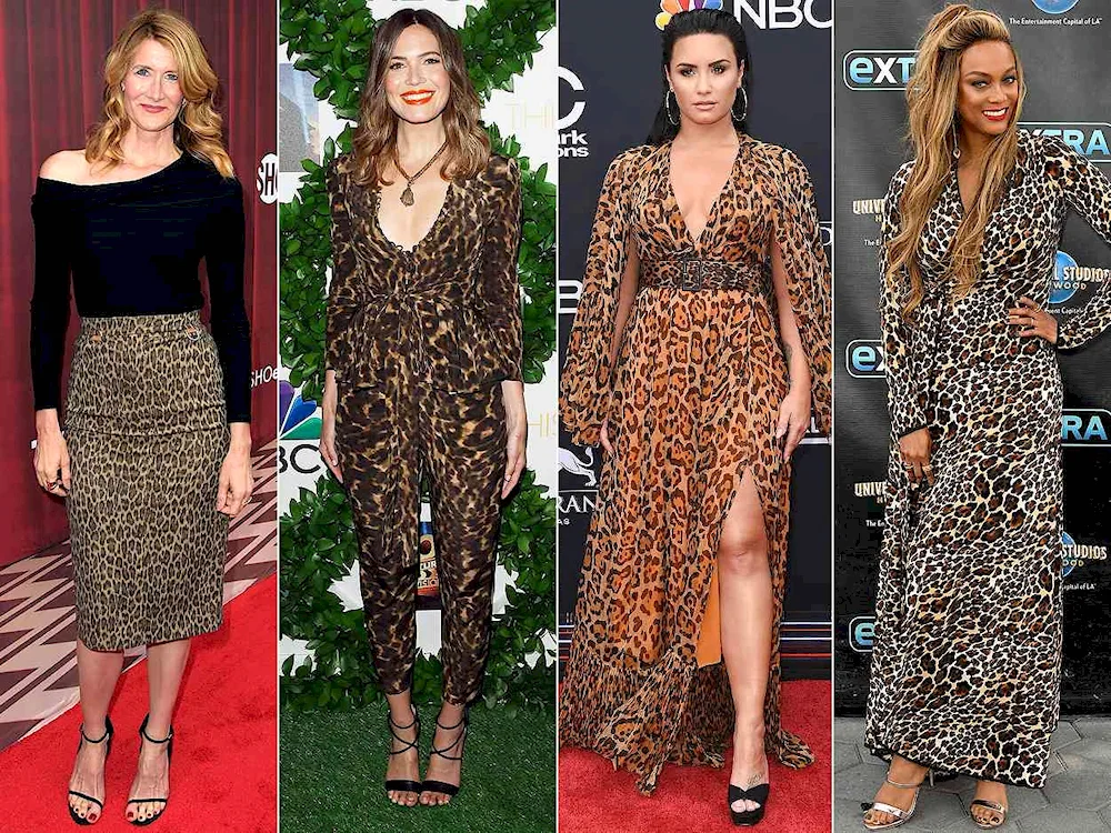 Leopard print dress