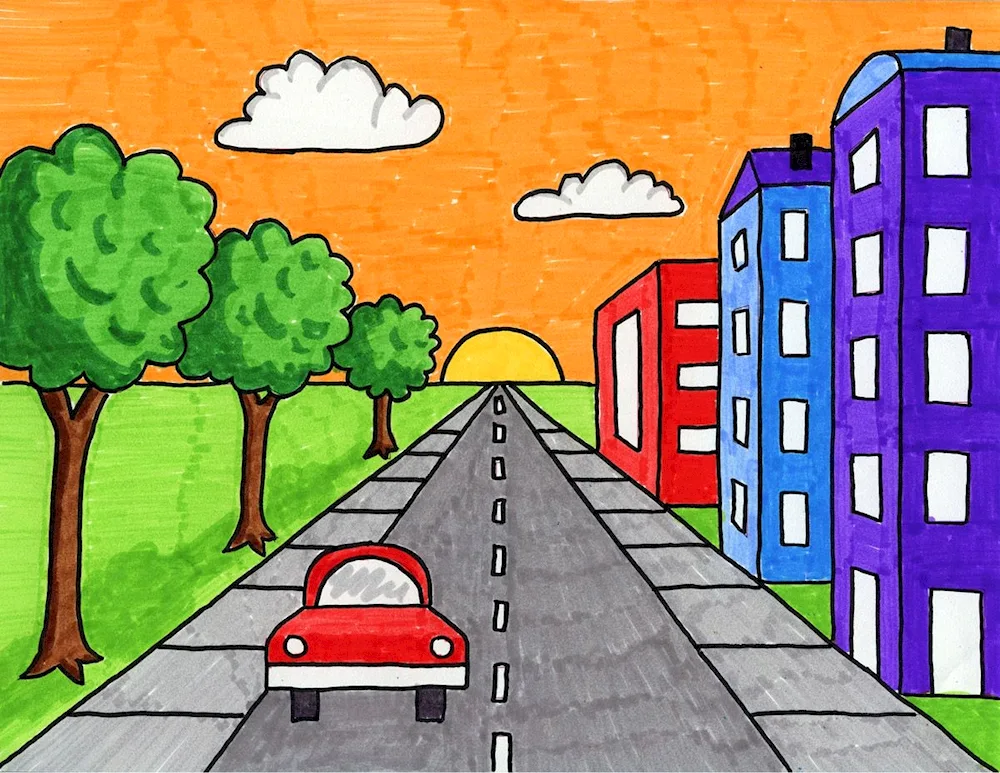 Street drawing
