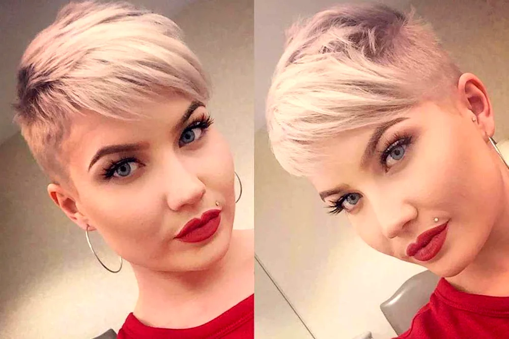Pixie melting blond