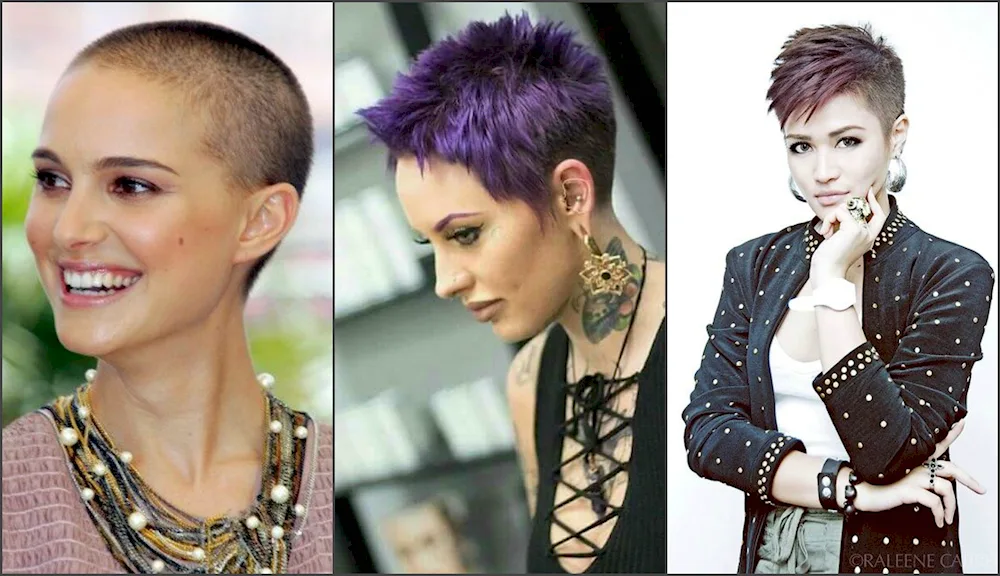 Ultra short women's haircuts
