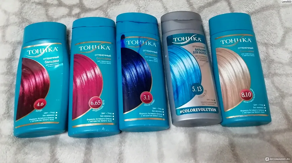 Tonic for blonde hair before and after