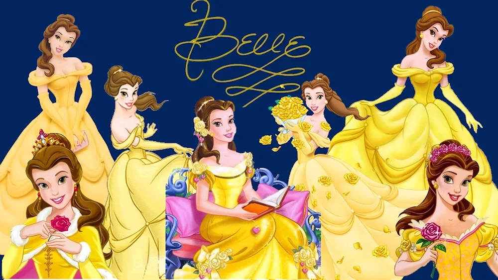 Walt Disney. Snow White Princess Belle Aurora