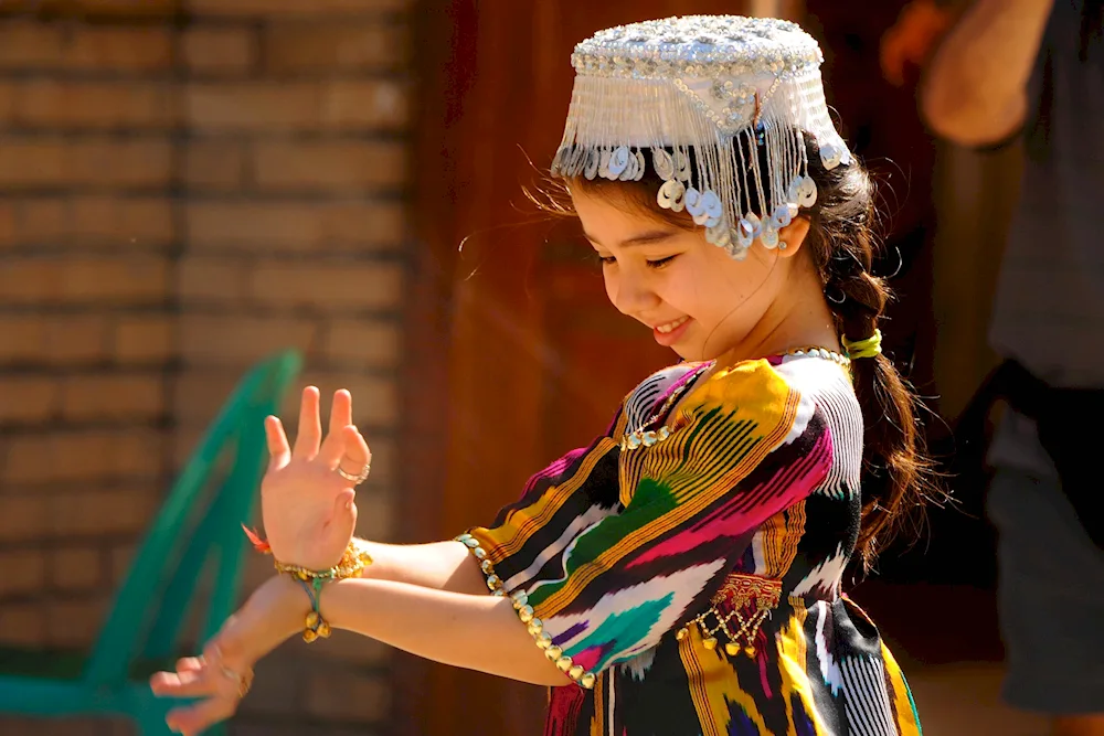 Uzbek children