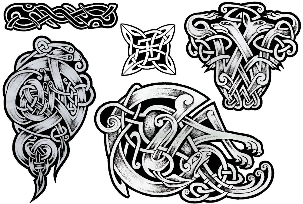 Celtic patterns and ornaments