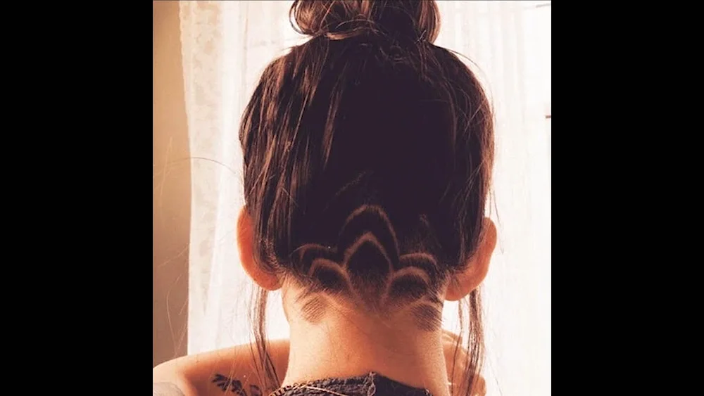 Patterns on the back of the head