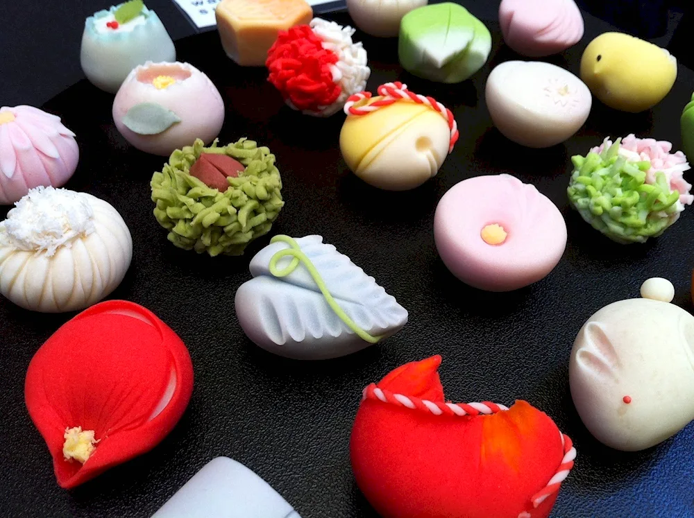 Japanese rice flour dessert
