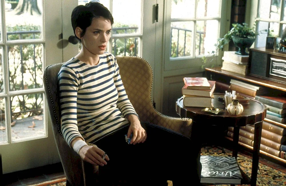 Winona Ryder with a short haircut