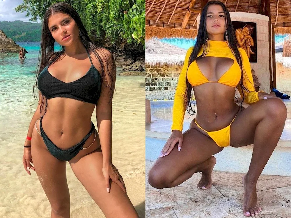 Valeriya bearwolf in a swimsuit