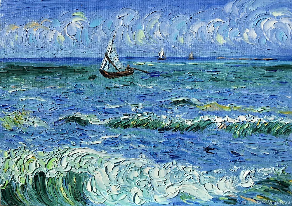 Van Gogh Sea at St Mary's