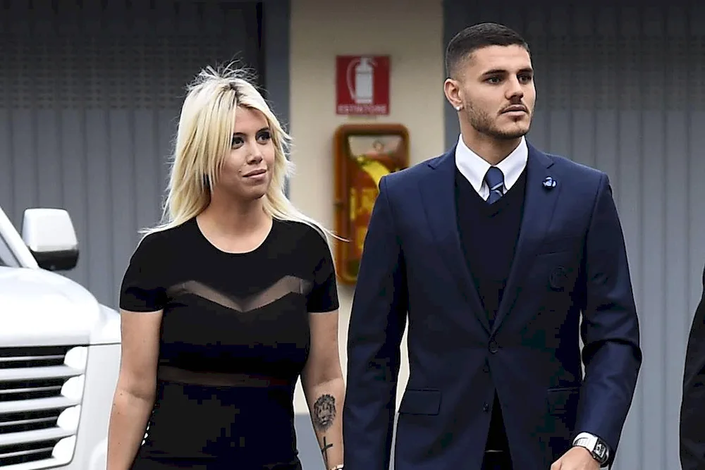 Wanda Nara and Mauro Icardi