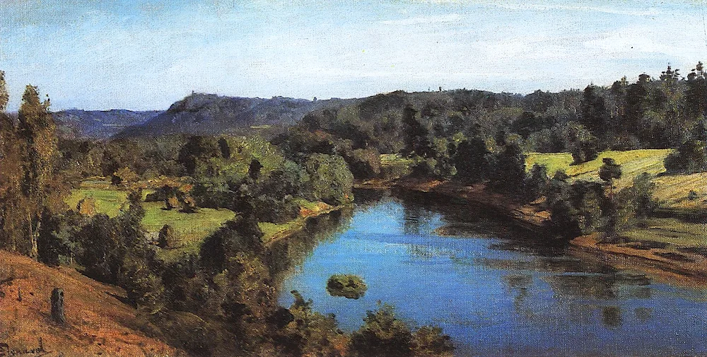 Vasily Dmitrievich Polenov river Oyat