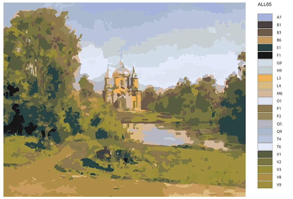 Vasily Polenov paintings with lakes