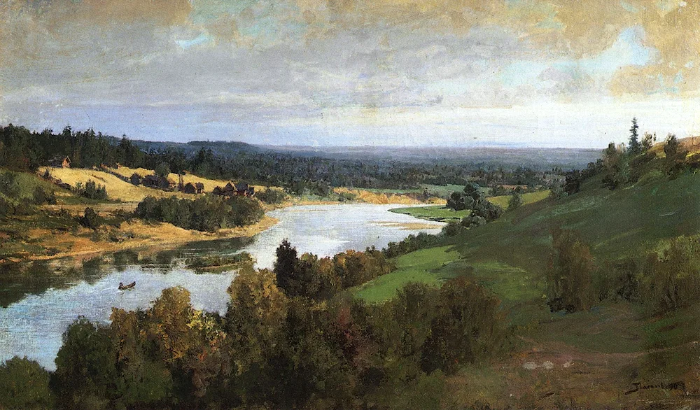 Vasily Polenov river Oyat