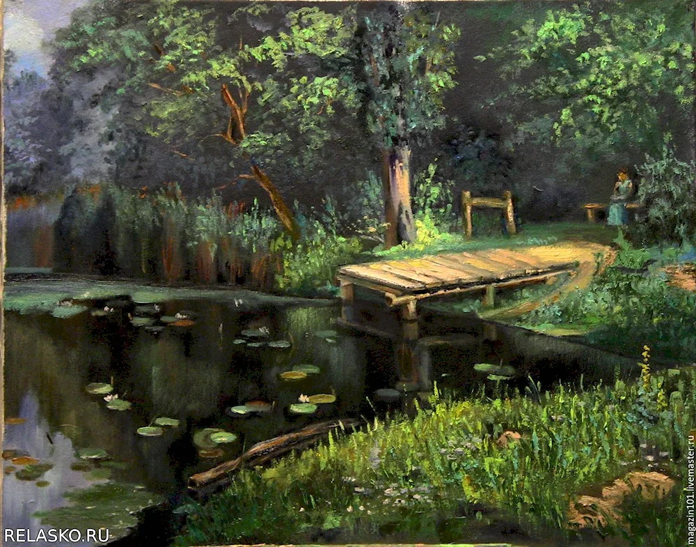Vasily Polenov ‘overgrown pond’ 1879