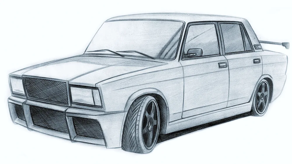 Car drawing