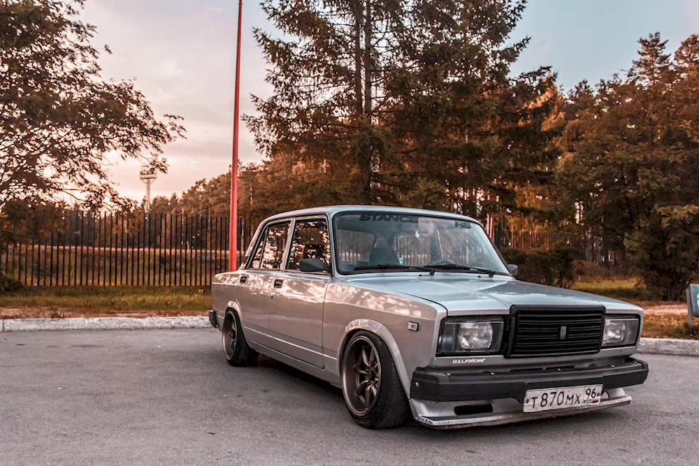 VAZ 2107 winter
