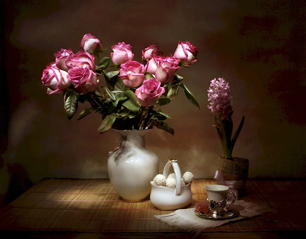 Flowers in a vase