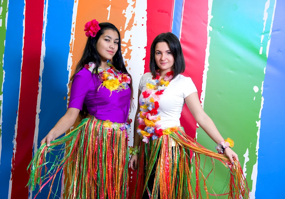 Hawaiian themed party