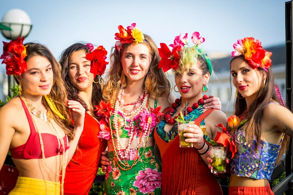 Hawaiian style party