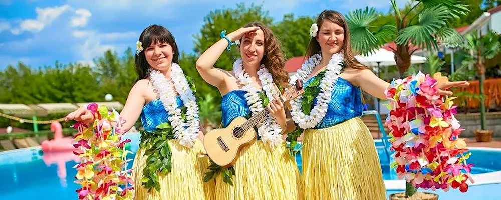 Hawaiian style party
