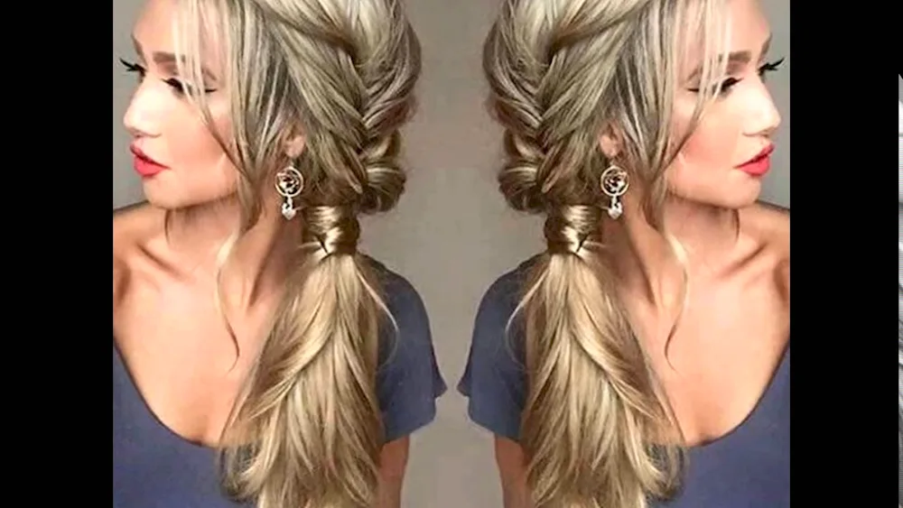 Evening hairstyles ponytail hairstyles