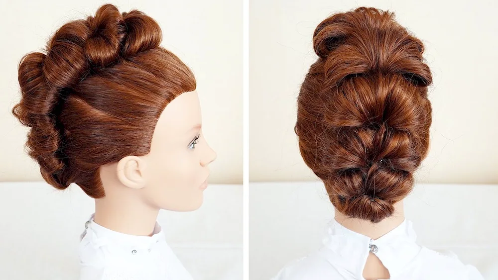 Hairstyles with silicone rubber bands