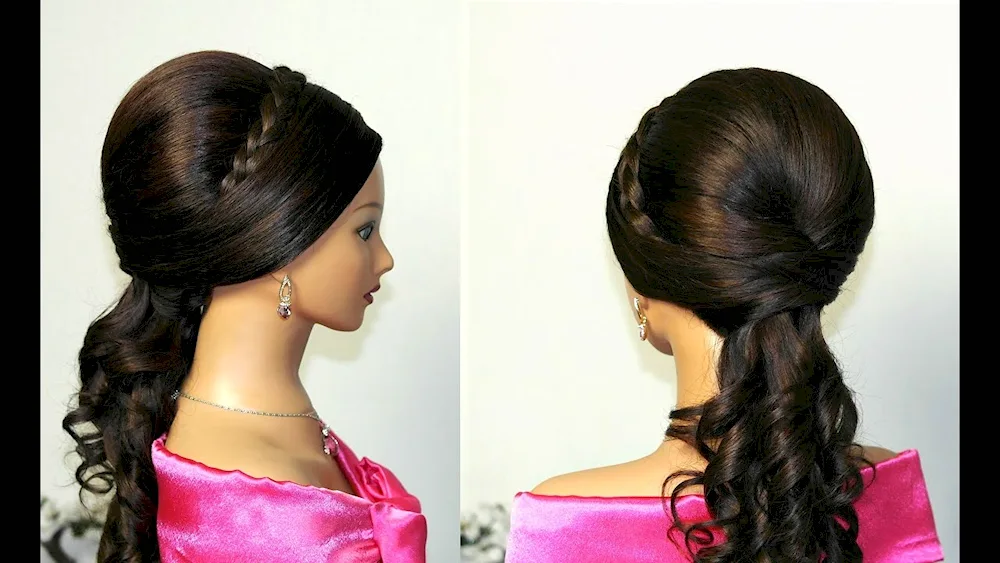 Evening hairstyles for long hair