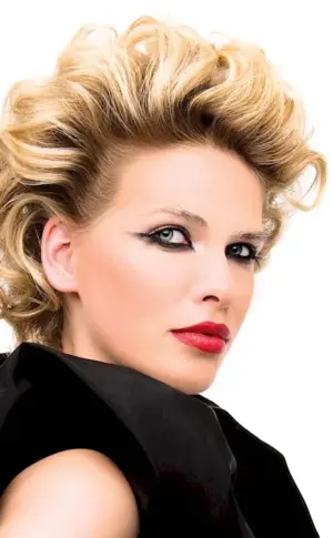Evening hairstyles for short hair