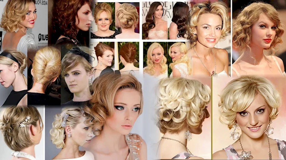 Step-by-step hairstyles for short hair