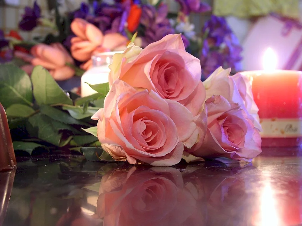 Evening flower bouquet