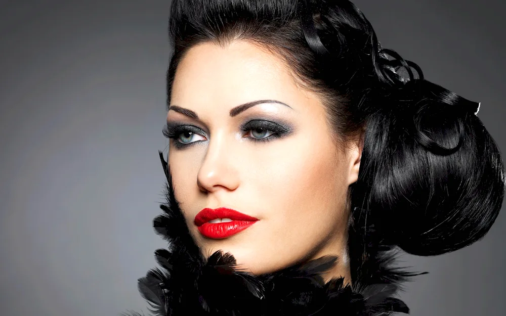 Retro style makeup