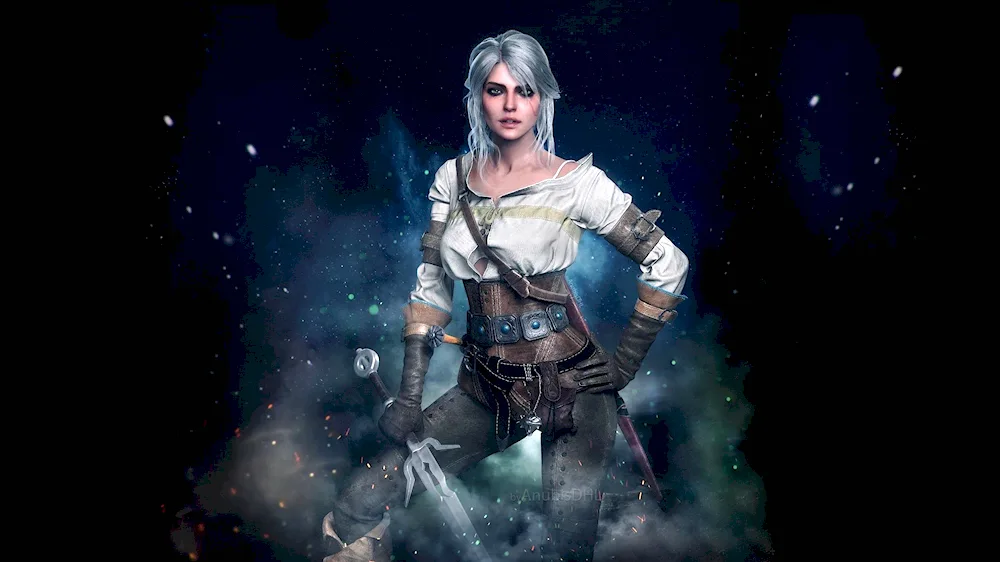 The Witcher Ciri art