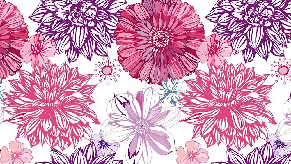 Vector flowers