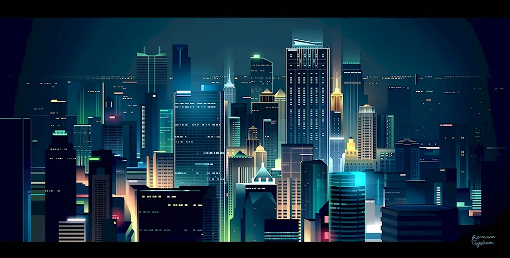 Vector city