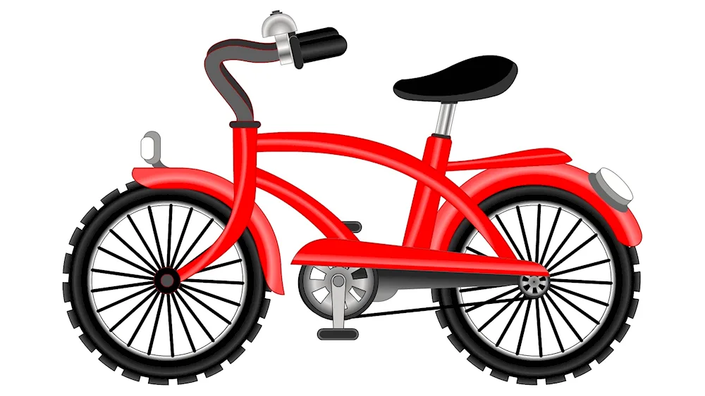 Bicycle without background