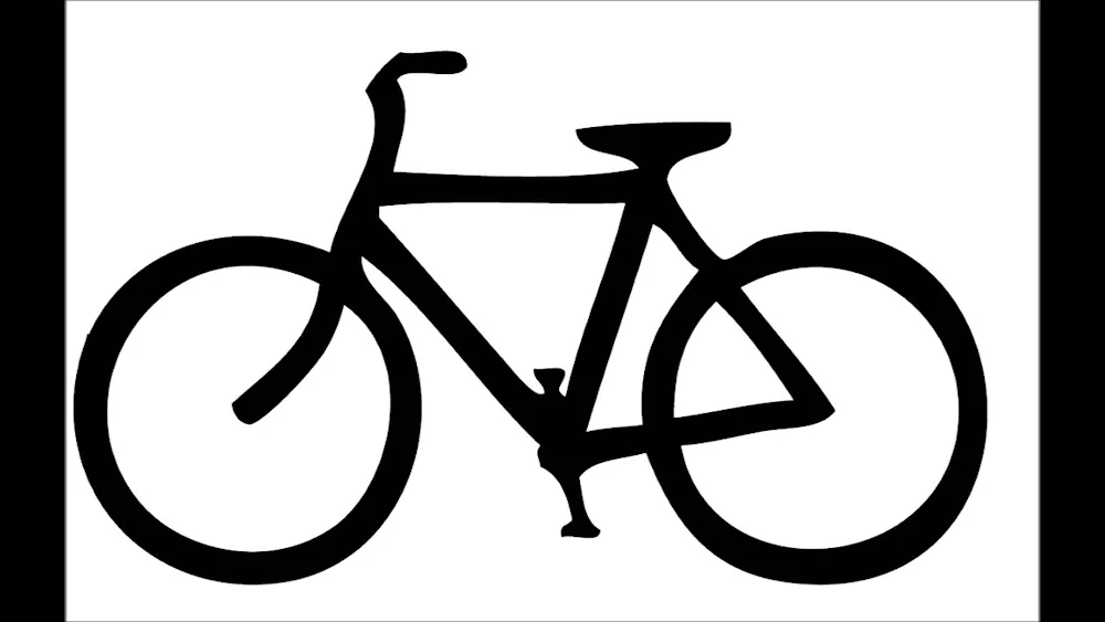 Bike outline