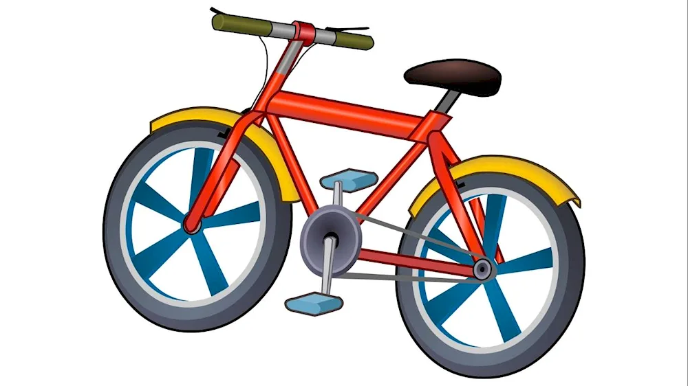 Bicycle cartoon