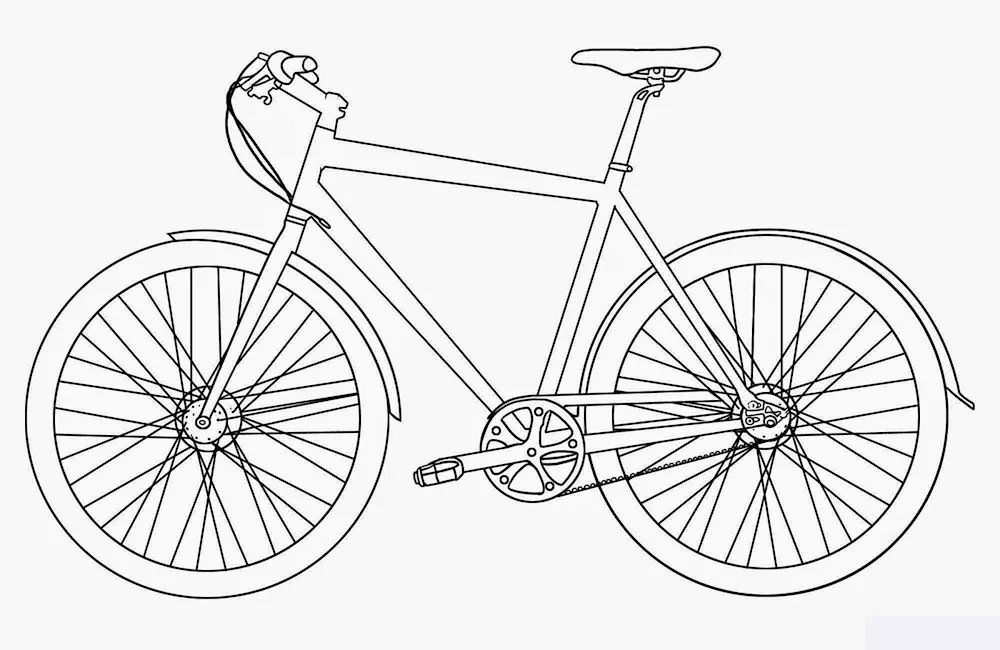 Bicycle colouring