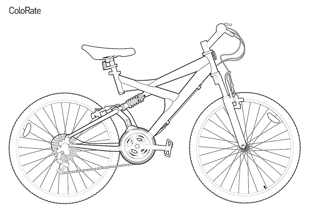 Bicycle colouring