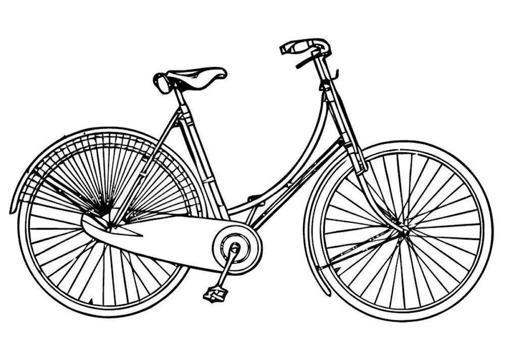 Bicycle colouring