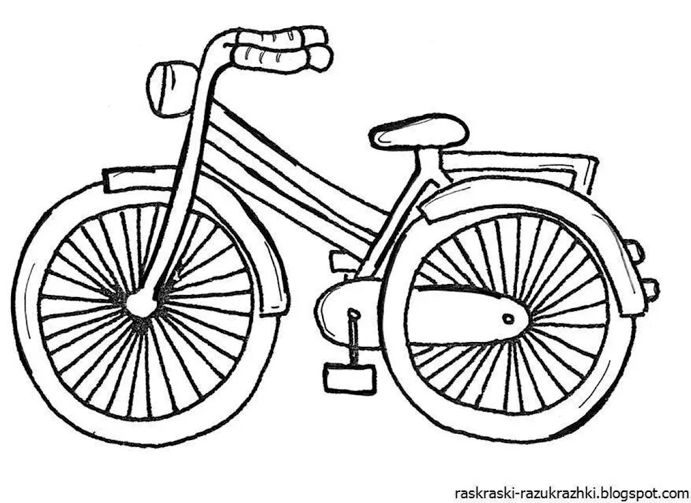 Bicycle. colouring