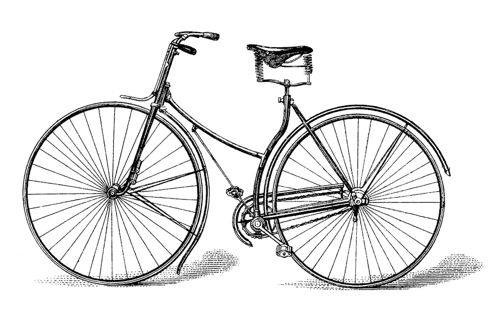 Bicycle drawing