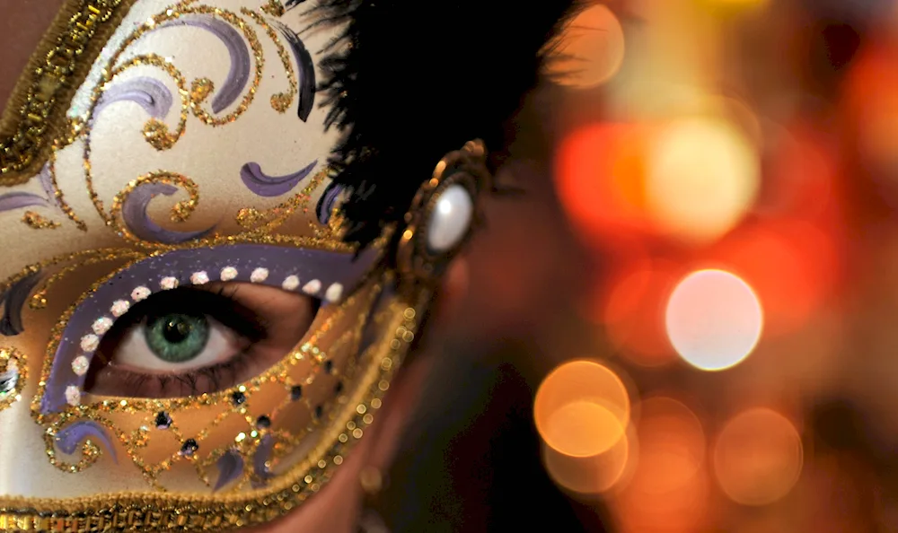 Venetian Carnival Mask Morena