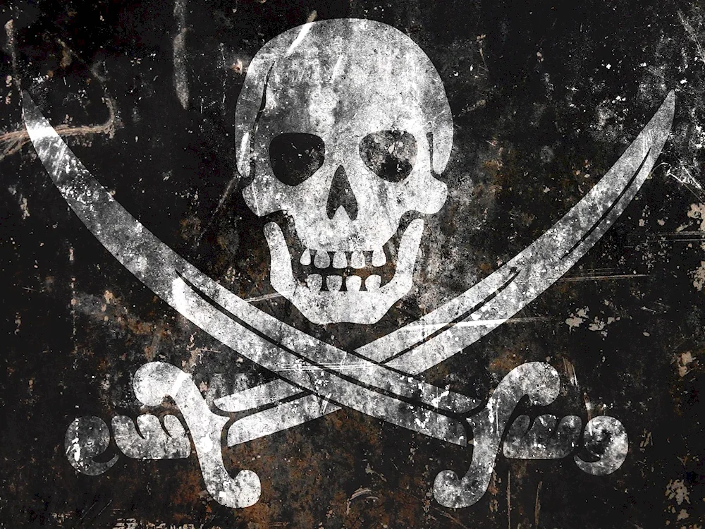 Roger flag of pirates