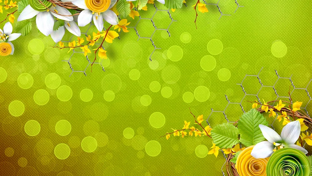 Spring background for desktop